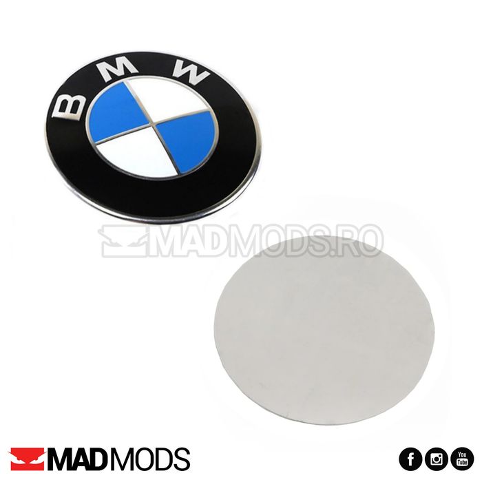 Emblema BMW 82 / 74 / 45mm capota portbagaj seria 1 2 3 4 5 6 7 8 i X M