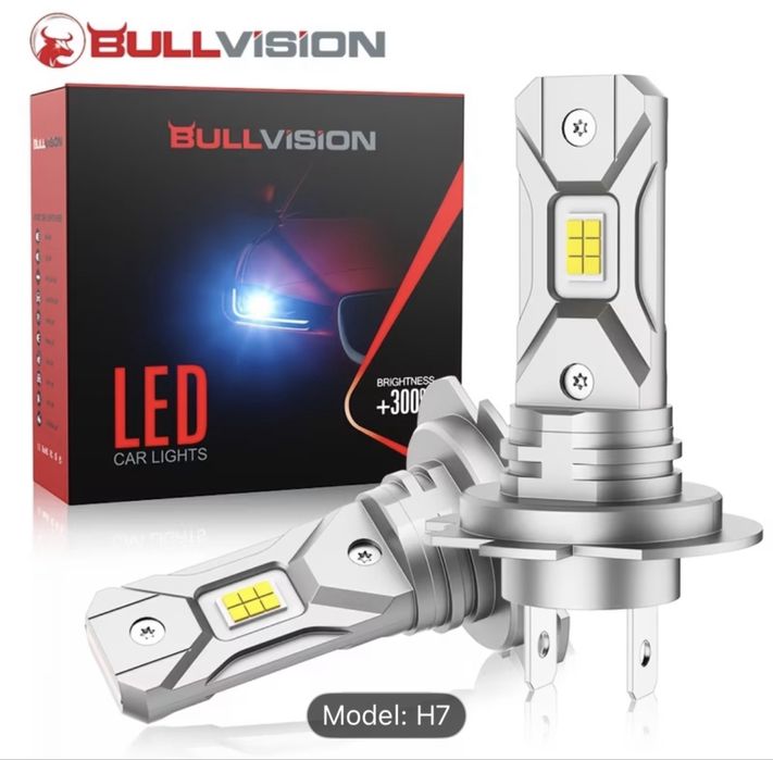 Set becuri LED H7 BullVision