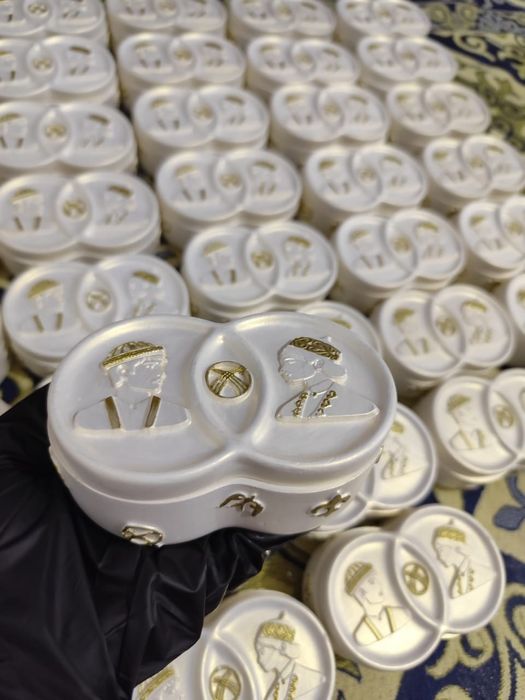 Тойбастар бонбоньерки из гипса Алматы