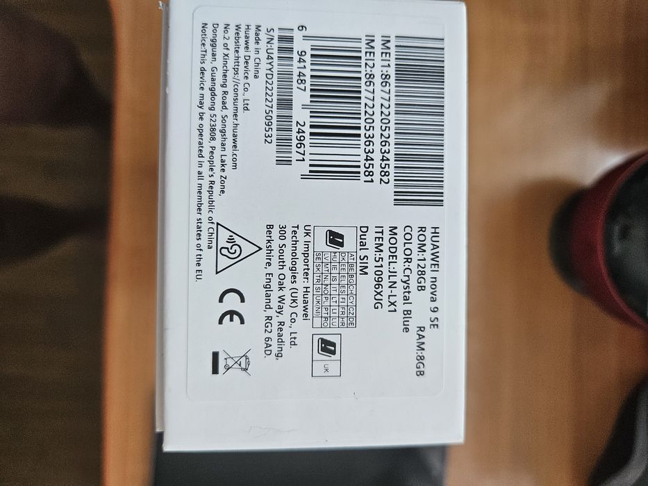 Telefon huawei 9SE,culoare crystal blue
