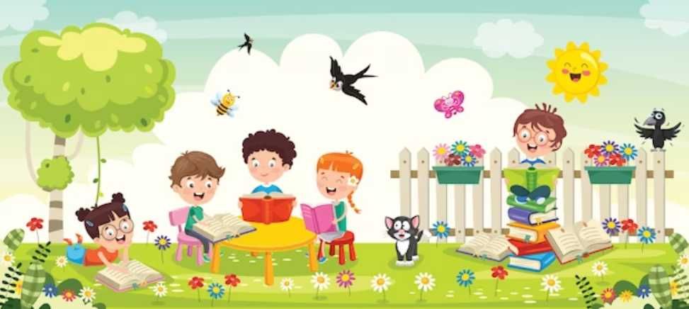 Фон за украса за училище, читалище, детска градина