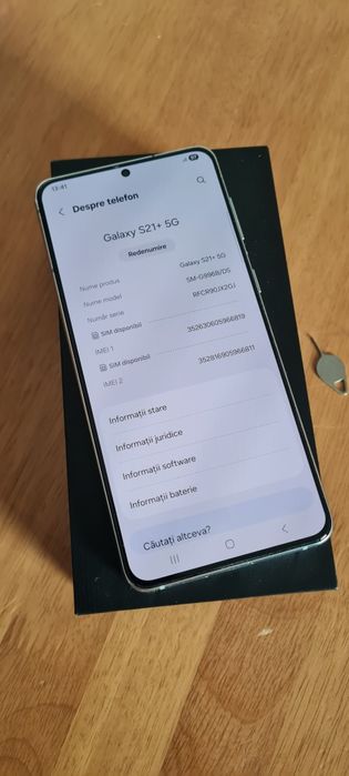 Vand samsung s21 plus 5g 256 gb