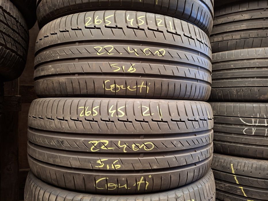 4 anvelope 265/45 R21 Continental