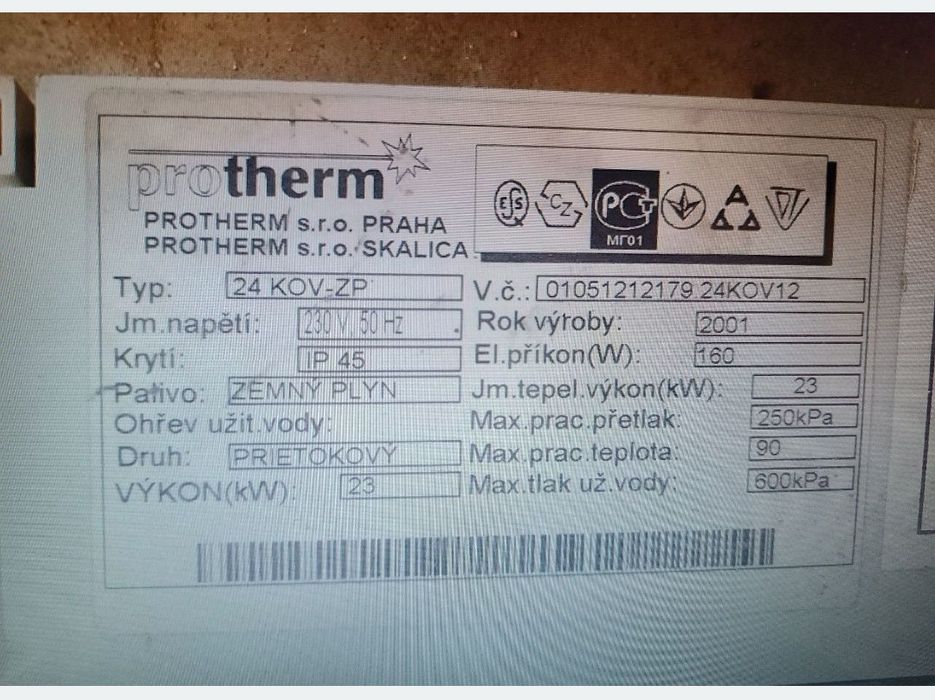 Piese Protherm Tiger ST6-8