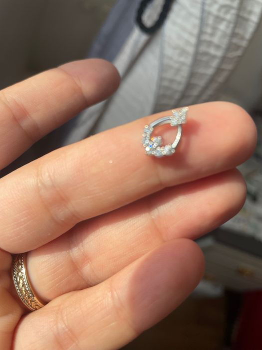 Pandantiv din platina cu diamante naturale