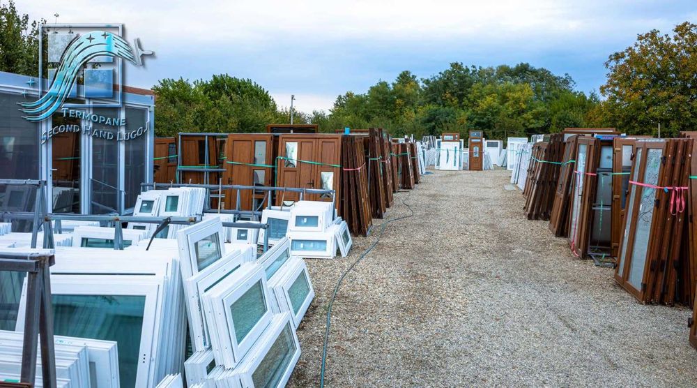 termopane geamuri albe noi un canat de la 150lei