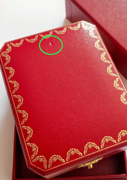 Cutie originala  pre-owned  Cartier , pentru doua inele