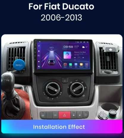 Navigatie Android Fiat Ducato / Peugeot Boxer Carplay Android Auto