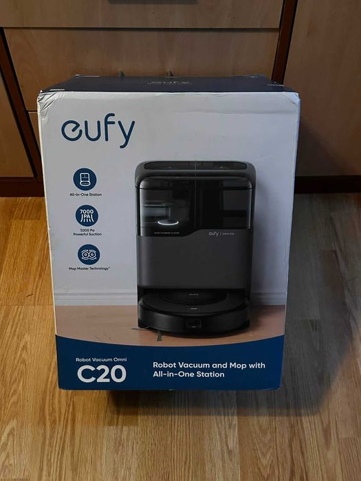 Aspirator robot eufy Omni C20 Aspirator si Mop, Statie All-In-one NOU
