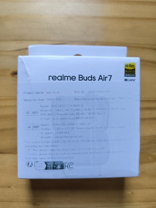 Аудио слушалки Realme Buds Air 7