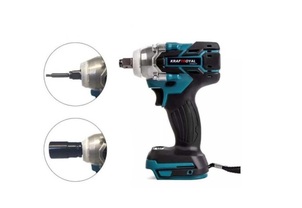 Безчетков акумулаторен ударен гайковерт/винтоверт 36V 25ч куфар Kraft