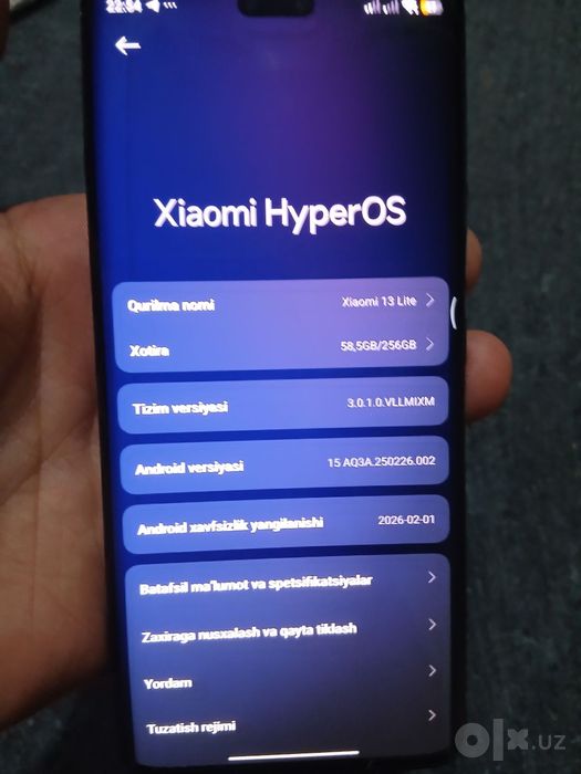Xiaomi 13 lite 256 gb