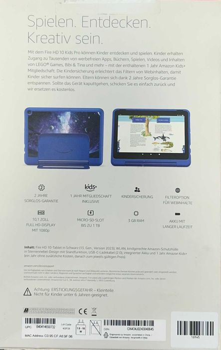 Tableta AMAZON FIRE HD10 KIDS PRO [#16945#]