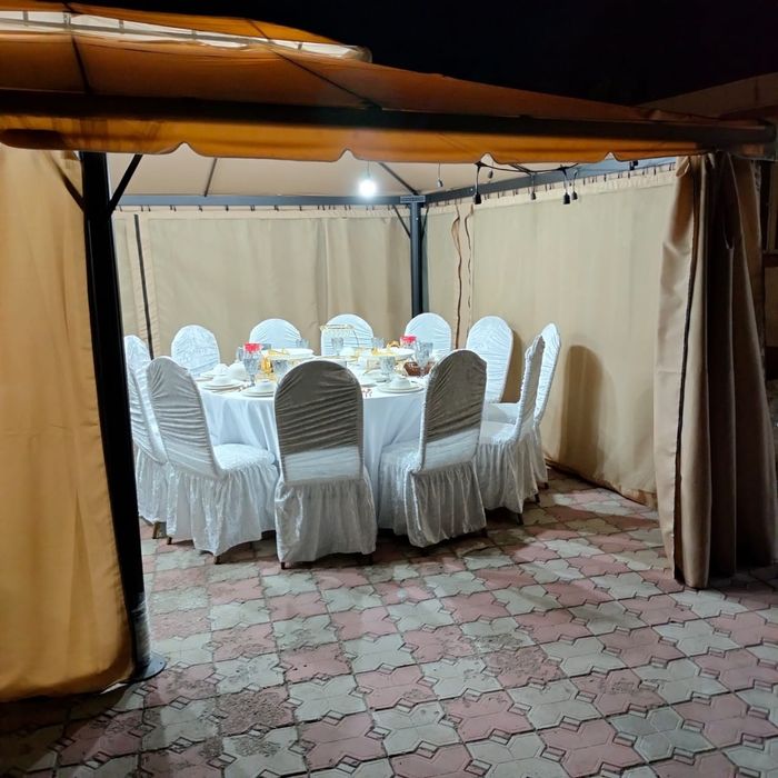 Сдается в аренду шатер столы стулья