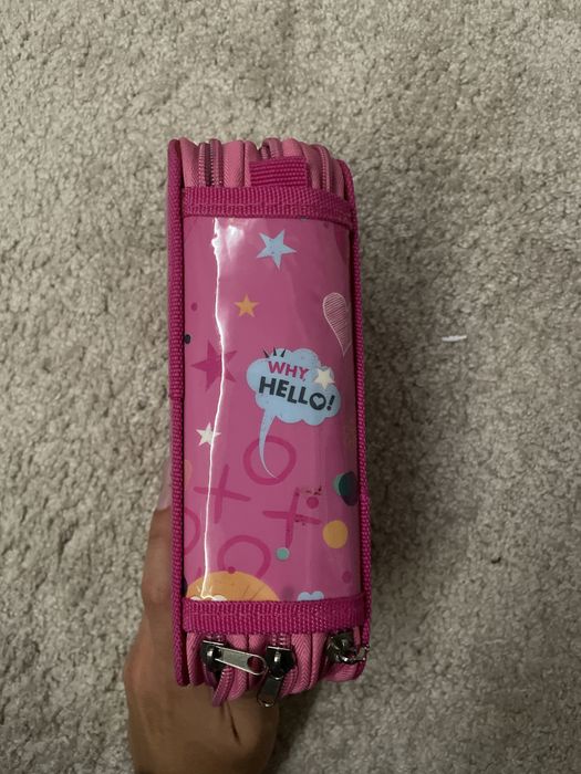 розов несесер с моливи дисниленд париж мини маус