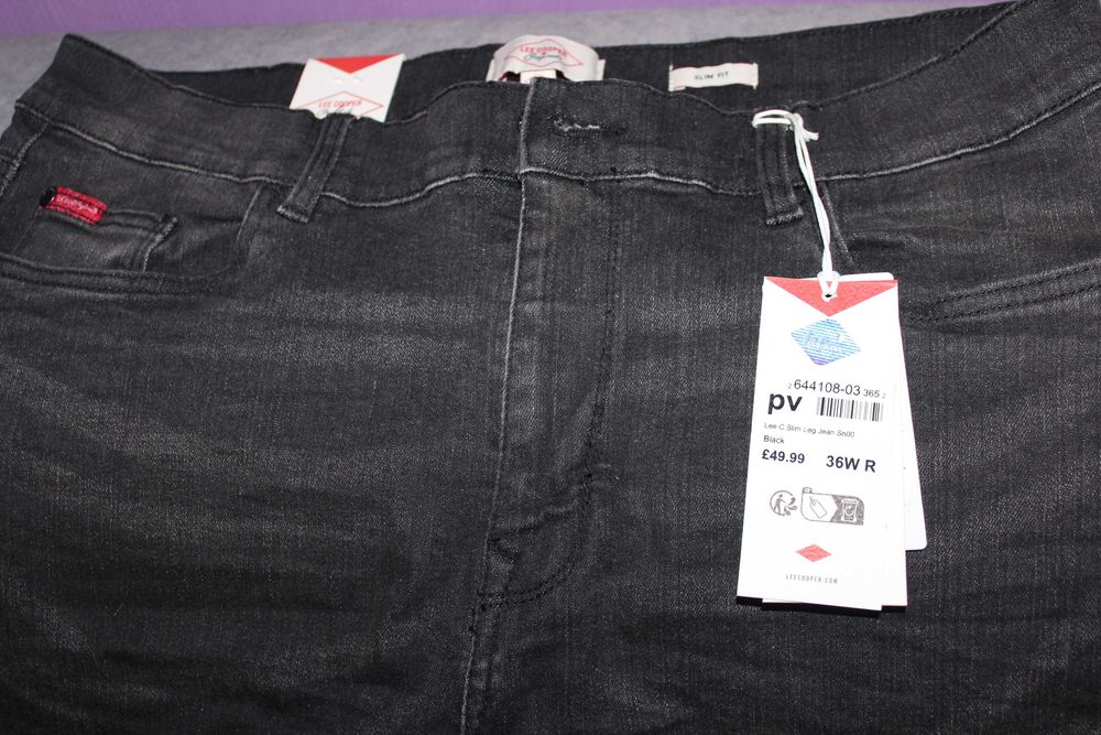 Дънки LEE COOPER чисто нови,сини и черни N36 ,един чифт JACK&JONES N36