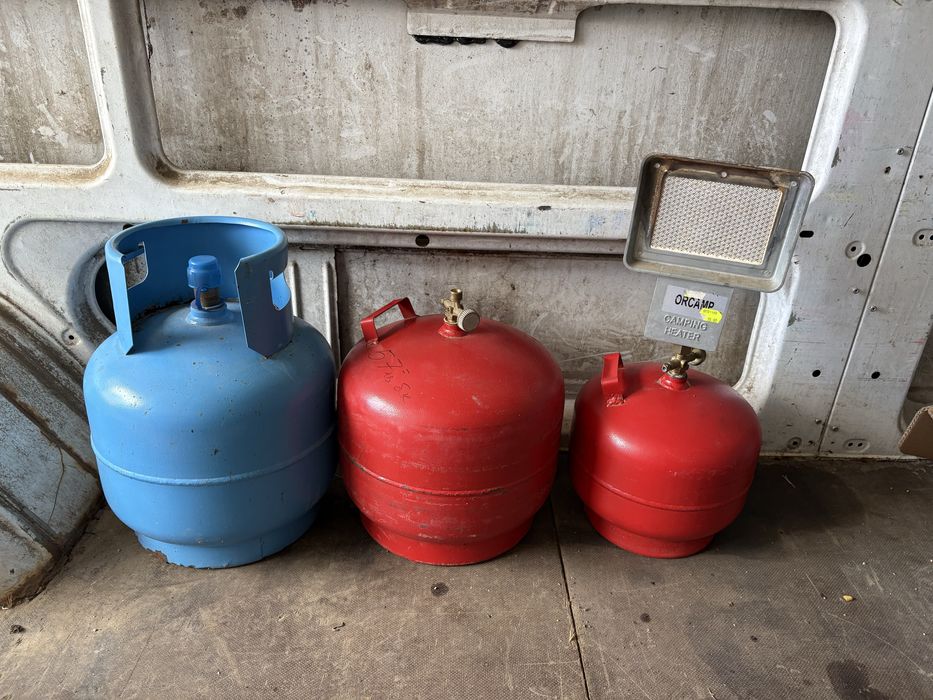 Газови бутилки 3бр