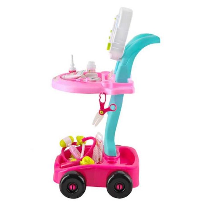 Set de doctor pentru copii 18-in-1 cu carucior lumini sunete joc rol