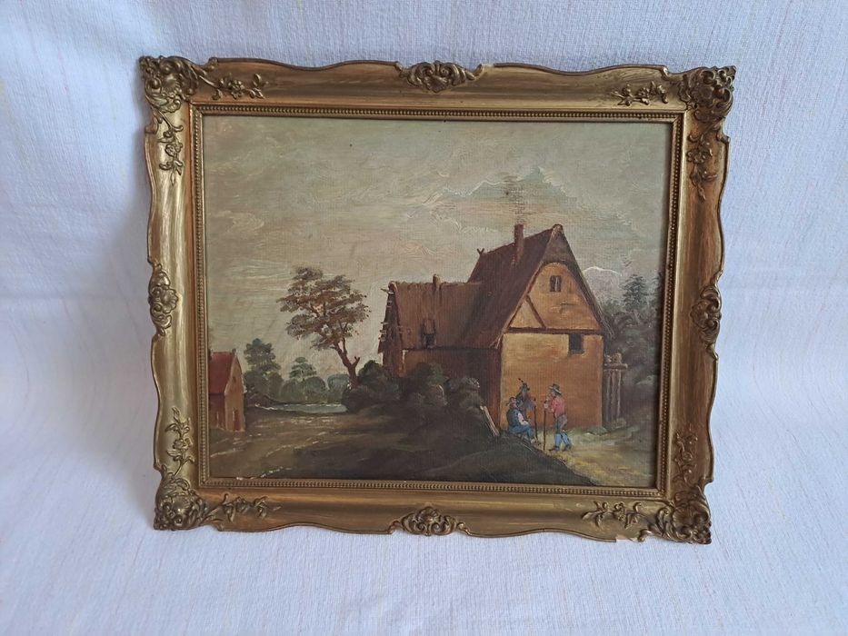 tablou pictura 35,5/29,5 cm reproducere David Teniers