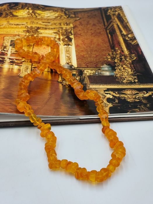 Огърлица от естествен балтийски кехлибар, янтар,amber