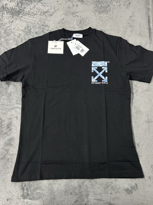 Tricou Off-White, model grafic spate, mărimea M