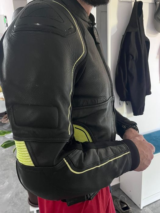 Geaca moto piele