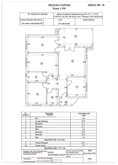 Vand casa 35min-Piata Victoriei.Tartasesti/Gulia/Complex Eden Forest