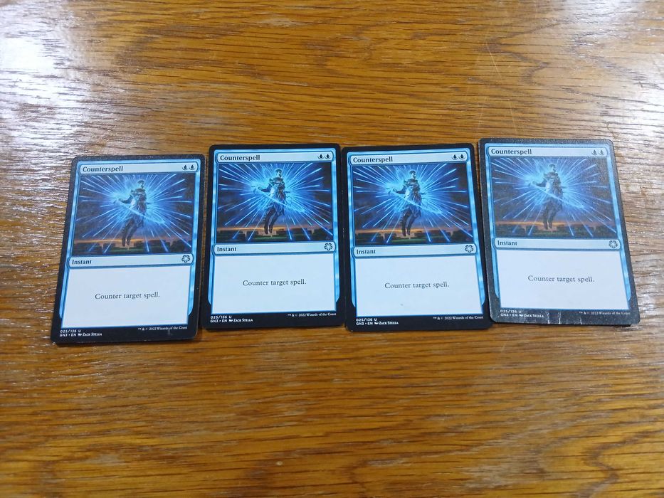 set 4 carti joc Counterspell (GN3) pt Magic The Gathering