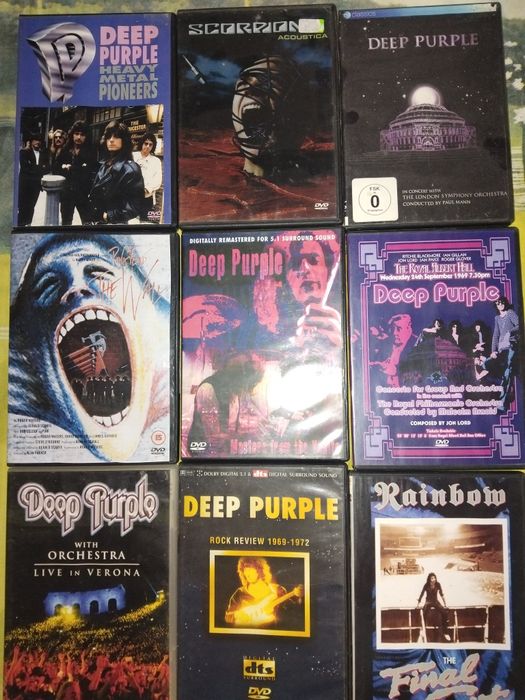 DVD  дискове с рок музика