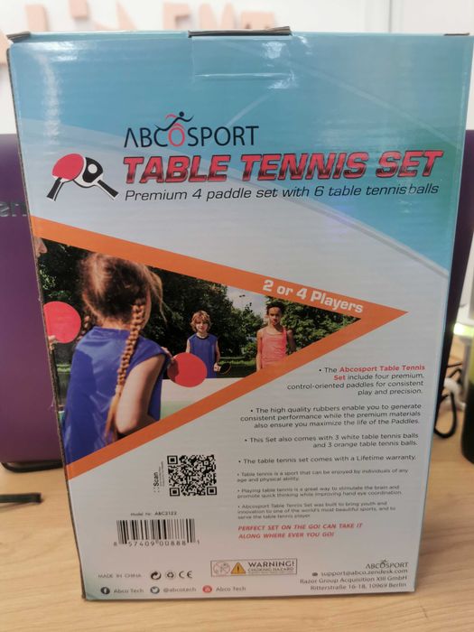 Set tenis de masa