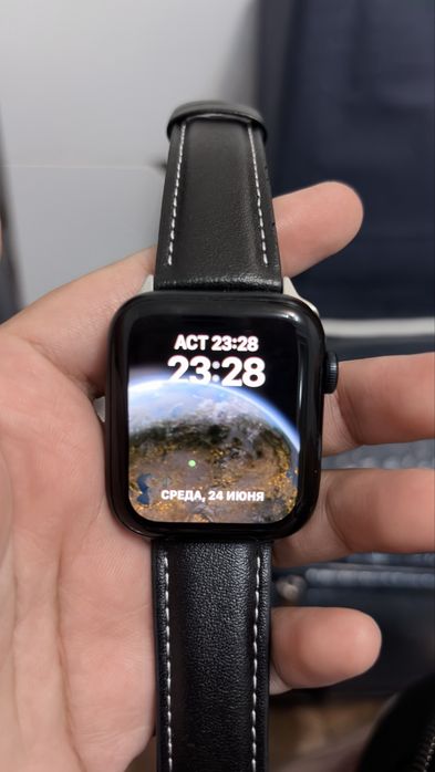 Apple Watch SE 2 44mm Original, 100% батарея, қораппен
