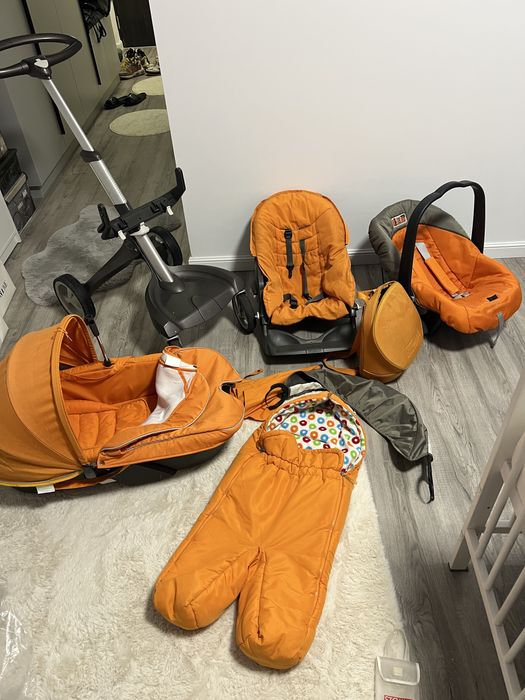 Carucior 3 in 1 stokke