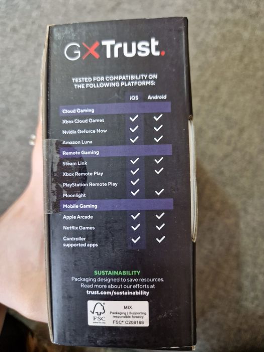 controller wireless GXTrust MYLOX pentru telefon – NOU, sigilat în cutie.