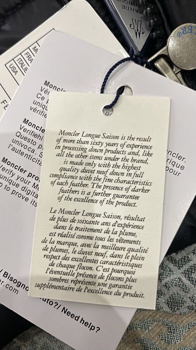 Moncler куртка черная