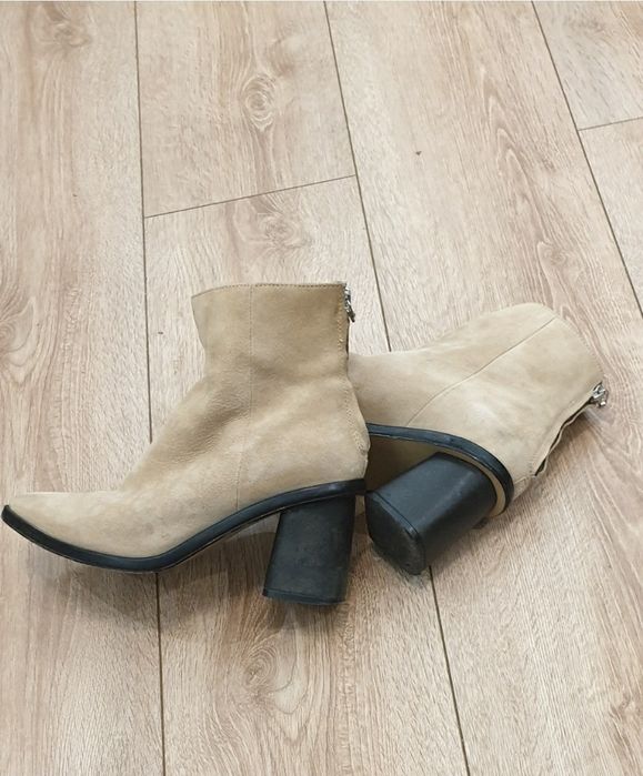 Ghete dama piele întoarsă vitel India