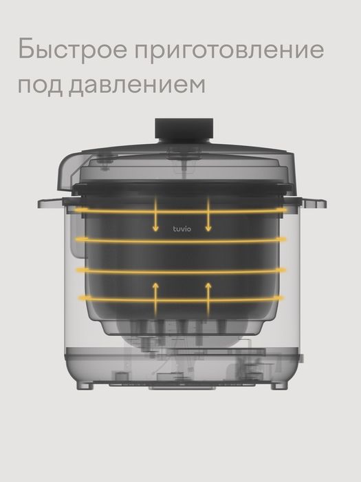 Мультиварка-скороварка 6л для приготовления под давлением