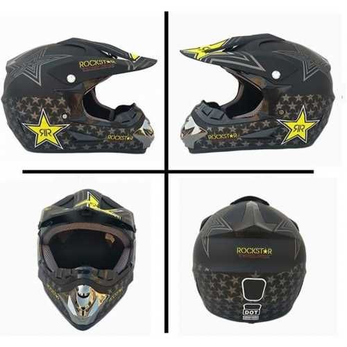 Каска Крос Мотор/Скутер/Бъги/Вело/АТВ с очила-MT-33