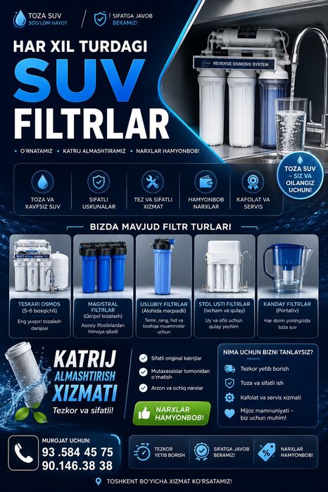 SUV FILTER ustanovka