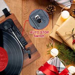 Грамофон с винилови грамофонни плочи1, блуут и запис Udreamer UD001-Y