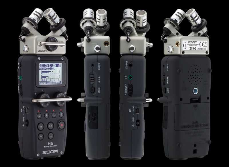 Zoom H5 recorder звуковой рекордер профессиональ диктофон звукозапись