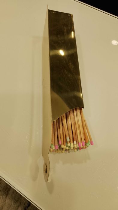 Suport elegant + chibrituri pentru Semineu - ideal DECOR