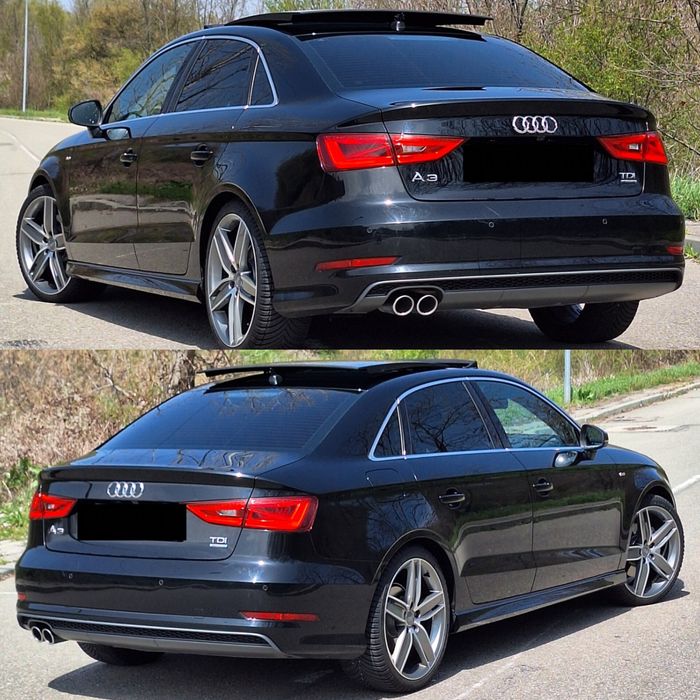 Audi A3 sedan 3xSline , quattro, webasto, trapa, matrix, b&o