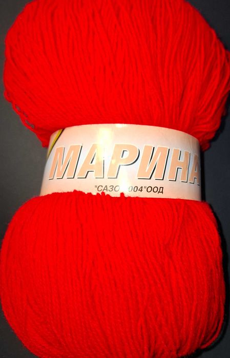 Червена прежда Марина за мартеници