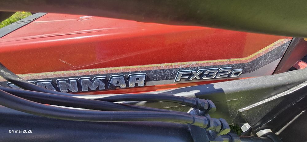 Tractor yanmar fx 32 super forte cu freza,plug si imprastietoare fan