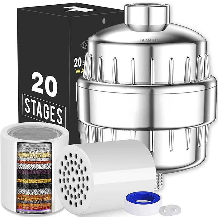 Filtru de apa pentru dus cu 20 de stagii de filtrare