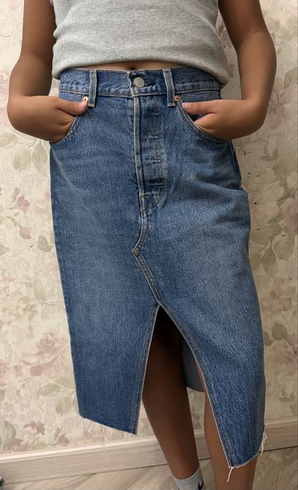 Юбка миди/макси LEVI’S джинсовая