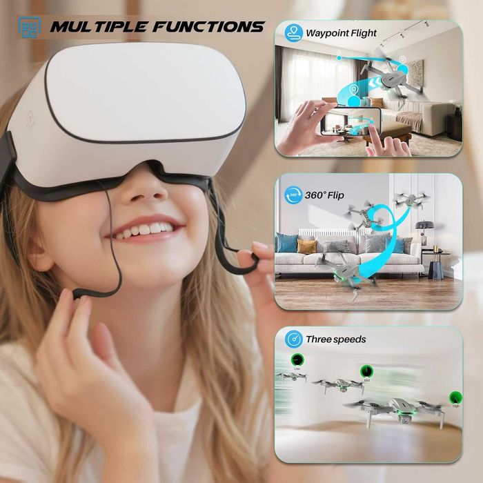 Dronă,quadcopter SIMREX 2024 X800 Gri,camera,gri,sigilat