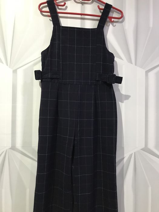 Salopeta/pantaloni carouri Zara