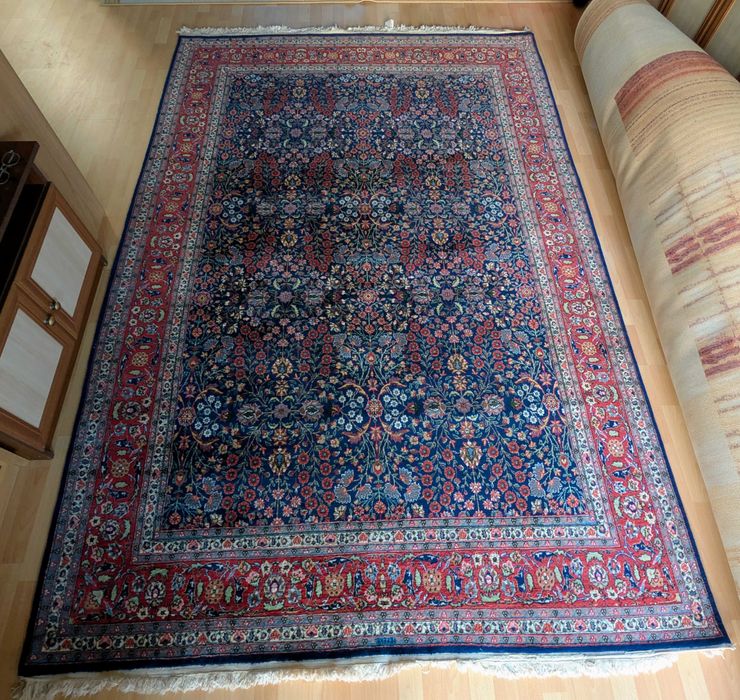 Covor Hereke semnat, lucrat manual, din lana, 2 x 3 m, 360000 nod/mp