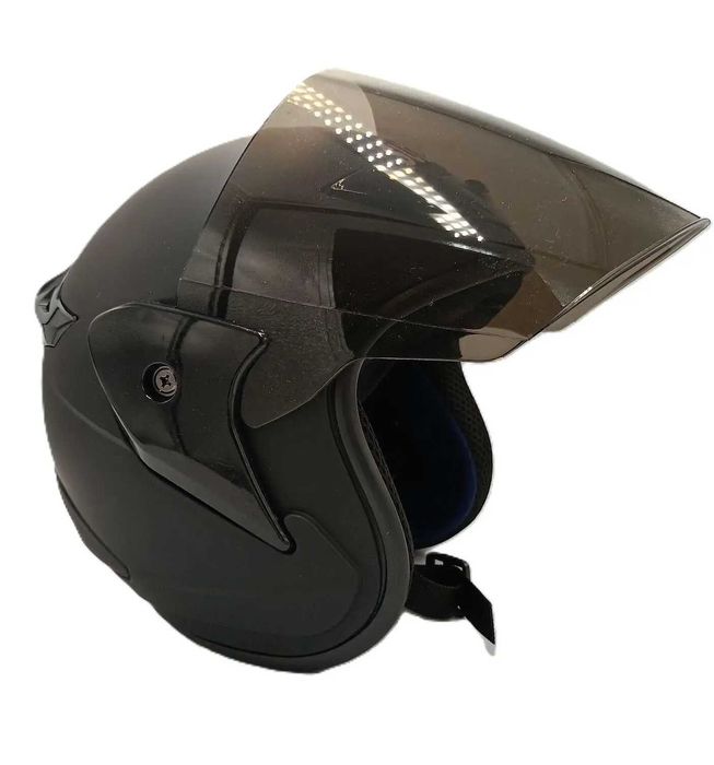 Каска за Мотор/Скутер/АТВ Черна Мат SUZUKA